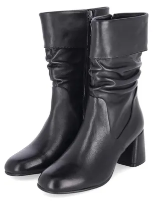 Immagine prodotto di Stivali da donna Kaerlek modello NEVA, in pelle liscia nera, taglia 38