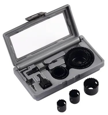 Produktbild von Lochsägen-Set, 11-teilig, Durchmesser: 22 - 68 mm