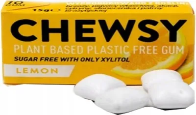 Produktbild von Kaugummi mit Xylitol 15g Zitrone