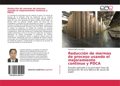 Produktbild von Reducción de mermas de proceso usando el mejoramiento continuo y PDCA