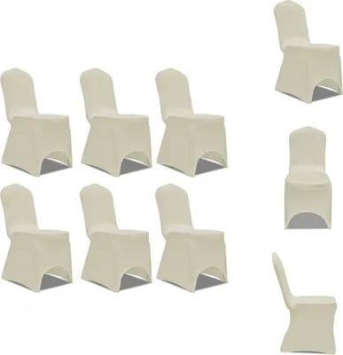 Immagine prodotto di 6 x coprisedia elasticizzati color crema - Hussen
