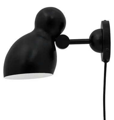 Produktbild von Wandleuchten Wandlampe LED Wandbeleuchtung Leselampe Wohnzimmer Metall Schlafzimmer Ludo schwarz