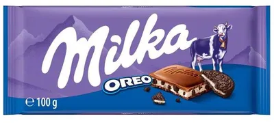 Produktbild von Milka Tafelschokolade Oreo 100g, Milchschokolade, 100 g, 2329 kJ, 558 kcal, 35 g, 19 g