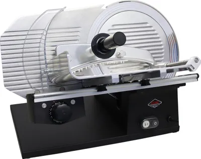 Produktbild von Celme - EVOLUTION 300 Aufschnittmaschine - 300 mm Klinge - 42,5×54×45 cm - Robuste Konstruktion und einfache Reinigung - SCHWARZ