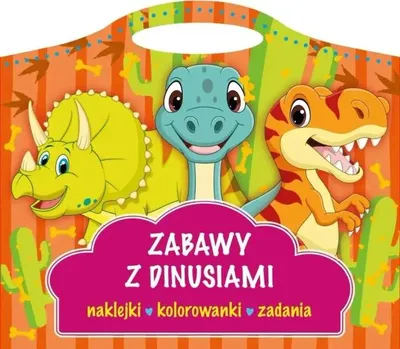Image de Zabawy z dinusiami. Naklejki, kolorowanki, zadania