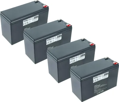 Produktbild von vhbw 4x Akku Bordbatterie für Wohnwagen, Boot, Camping, Wohnmobil (6 Ah, 12,8 V, LiFePO4), rechteckig