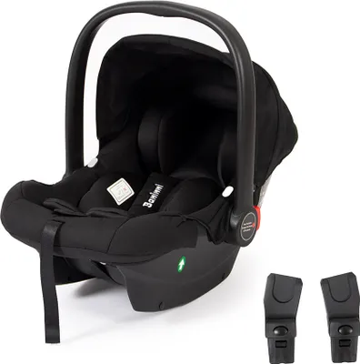 Obrázek produktu pro Autosedačka Baninni i-Size skupiny 0+ Luiz černá + sada adaptérů