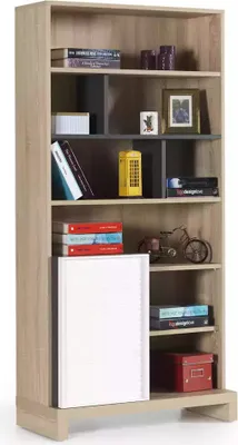 Obrázok produktu pre Regál na knihy Detský regál Úložný regál Drevo Hnedá Detský šatník