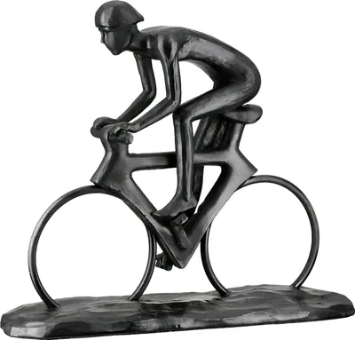 Obrázek produktu pro Gilde Skulptur, "Active", Poly, schwarz, VE 2, L. 8 cm, B. 28 cm, H. 24 cm