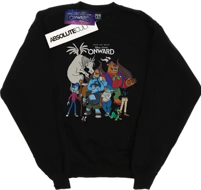 Produktbild von Disney - "Onward" Sweatshirt für Herren BI43221 (5XL) (Schwarz)
