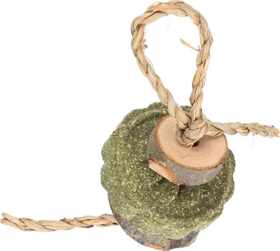 Produktbild von Kaninchen-Kauspielzeug, Hamster, Apfelholzstäbchen, Graskuchen, Backenzähne zum Zähneknirschen