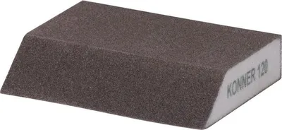 Productafbeelding van Schuurspons KONNER G120, 125x90x65x25 mm, afgeschuind