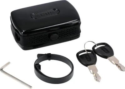 Produktbild von ABUS Alarmbox - Mobile Alarmanlage zur Sicherung von Fahrrädern, Kinderwagen, E-Scootern - 100 dB lauter Alarm - Schwarz