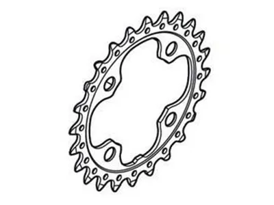 Produktbild von Shimano Kettenblatt FC-M610 / 590-10 24-4 10-fach