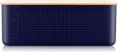 Produktbild von Bistro großer brotkasten, bambusdeckel, 24 cm x 37 cm x h 1 Bodum 11555-540S
