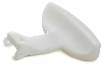 Waschmaschinen-Türgriff, Ersatz, 8,9 cm, weiß