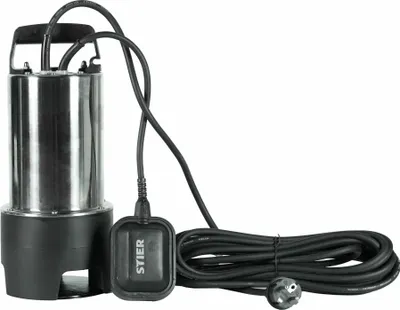 Produktbild von STIER Edelstahl Tauchpumpe Schmutzwasserpumpe ESTW-1100, 15.000 l/h, 11000 W, Edelstahlgehäuse, Schwimmer, Wasserpumpe, Schwimmschalter