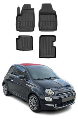 Obrázek produktu pro 2020-2025 Fiat 500 Hybrid podlahové rohože TPE černé 4 ks