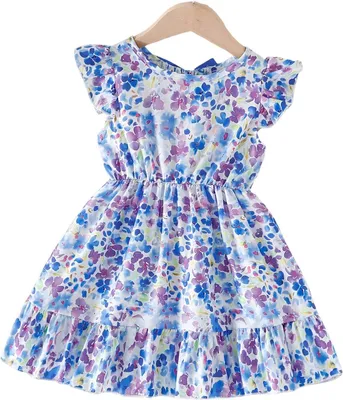 Productafbeelding van Lumoras Jurk Meisjes Blauw 9-12M