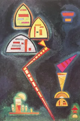 Produktbild von Wassily Kandinsky Kunstdruck Bild - Grün, 1929 (120 x 80 cm)