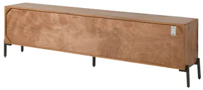 Immagine prodotto di MASSIVMOEBEL24 | Mobile Tv in legno riciclato 225x63x40 laccato naturale LYON #122