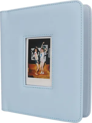 Zdjęcie produktu dla Natychmiastowy album fotograficzny, album fotograficzny, książka, skóra PU, okładka z okienkiem, 288 kieszeni, lekki, do 12 11 9 (NIEBIESKI)