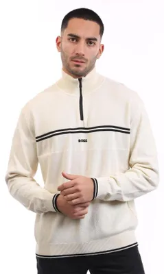 Produktbild von Boss - "K Zone" Pullover für Herren, Baumwolle, Regulär GT21517 (L) (Weiß)