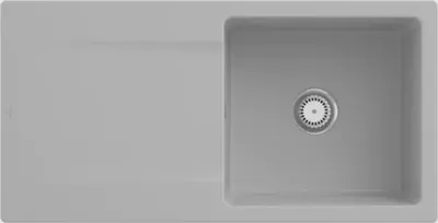 Produktbild von Villeroy & Boch Keramikspüle 333601SM, Siluet 60 Einbauspüle - inkl.