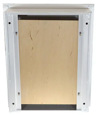 Obrázek produktu pro Kovový rozváděč montážní skříň pod omítku 400x500x120mm OMP-5, lesklá bílá