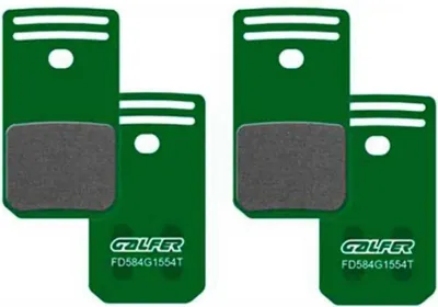 Zdjęcie produktu dla Galfer Fd584 Pro/magura Klocki hamulcowe do hamulców tarczowych Zielone  Zielone Jeden rozmiar