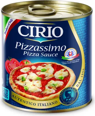 Obrázek produktu pro Cirio Tomatová omáčka na pizzu Středomořské bylinky 190 g