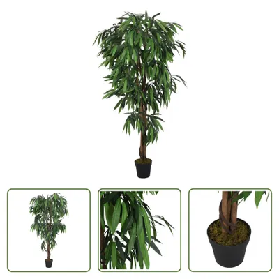 Obrázok produktu pre The Living Store Mango Tree Artificial 300 Leaves 80 cm Green
