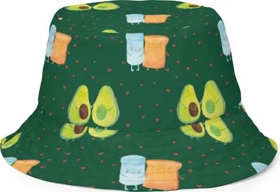 Produktbild von Mr. & Mrs. Panda Boonie Hat Avocado Pärchen Größe S/M - Grün - Geschenk, Liebe, Bucket, Fischerhut, Veggie, Schlapphut, Outdoorhut, Familie, Sonnenkappe, Avocados