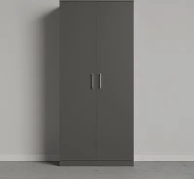 Produktbild von SMARTBett Schrank Kleiderschrank Aktenschrank 100 cm Anthrazit