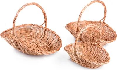 Produktbild von JIPRO® Weidenkorb für Geschenke Orom III. - B 22 x T 15 x H 5(cm)