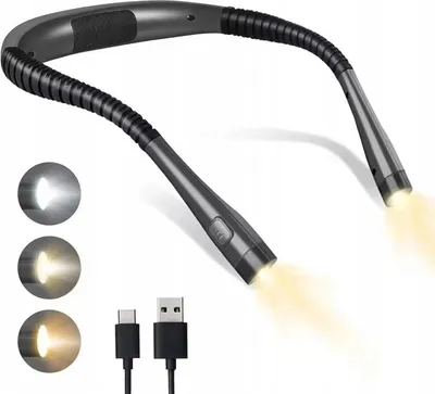 Produktbild von LED-Lampe - Oplaadbar über USB - 3 Lichtfarben & 3 Dimmstufen - Flexibel