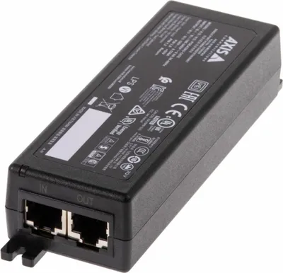 Zdjęcie produktu dla Axis 02172-003, Midspan, Czarny, Axis, M5054, M5055, M5065, M5525-E, P5414-E, P5415-E, P5654-E, P5655-E, Q6074, Q6074-E, Q6075, Q6075-E,..., Plastik, IS 13252,UL 60950-1, UL 62368-1, CCC, EMC EN 55024, EN 55032 Class A, EN 61000-6-1, EN 61000-6-2,...