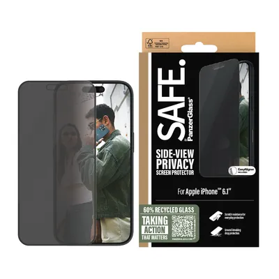Image de PanzerGlass SAFE. by ® Privacy Screen Protector iPhone 16 | 15 | Ultra-Wide Fit