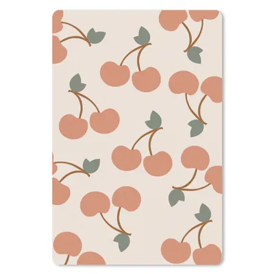 Obrázok produktu pre Podložka pod myš - Ovocie - pastelové - vzory - 18x27cm - Rohožka pod myš