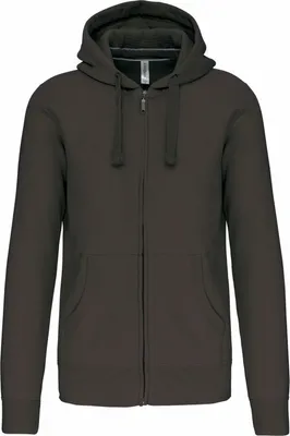 Produktbild von Kariban - Hoodie mit durchgehendem Reißverschluss für Herren/Damen Uni PC6889 (3XL) (Dunkelgrau)