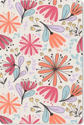 Produktbild von MuchoWow® Mauspad Mousepad Blumen - Regenbogen - Design 18x27 cm - Mousepads - Maus Mat - Pad - Mausunterlage