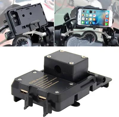 Image de Support de chargeur USB pour téléphone portable de moto