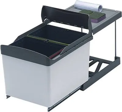 Produktbild von Pyramis Einbau-Abfallsammler SW 2-fach 038000301