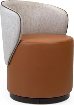 Produktbild von Casa Padrino Luxus Hocker Braun / Grau H. 78,5 cm - Luxus Wohnzimmer & Hotel Möbel