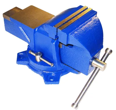 Produktbild von Qteck-Schwerer-Schraubstock-Parallelschraubstock-Amboss-Drehbar-Werkbank-125mm