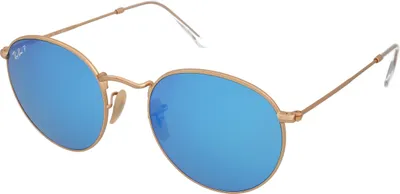Produktbild von Ray-Ban Round Flash Lenses, Erwachsener, Uni, Rund, Rund, Vollrand, Gold