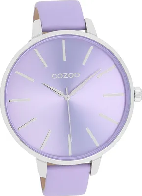 Produktbild von Oozoo Damen Armbanduhr lila Analog Timepieces Lederarmband D2UOC11072