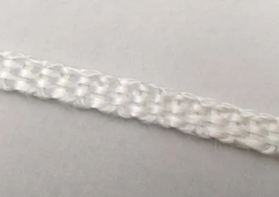 Produktbild von Weiße Flachdichtung 10x2mm Dichtschnur | 25 Meter Rolle