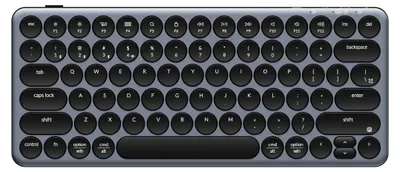 Immagine prodotto di Keychron B3 Pro Tastiera senza fili per ufficio - 2,4 GHz/connessione Bluetooth, layout QWERTY USA 75 %, grigio spazio