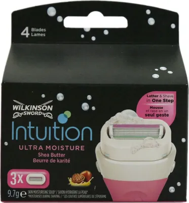 Produktbild von Wilkinson Intuition Ultra Moisture Rasierklingen 3 Stück